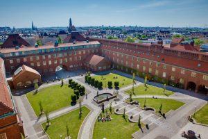 Aerial view of KTH Royal Institute of Technology, Sweden